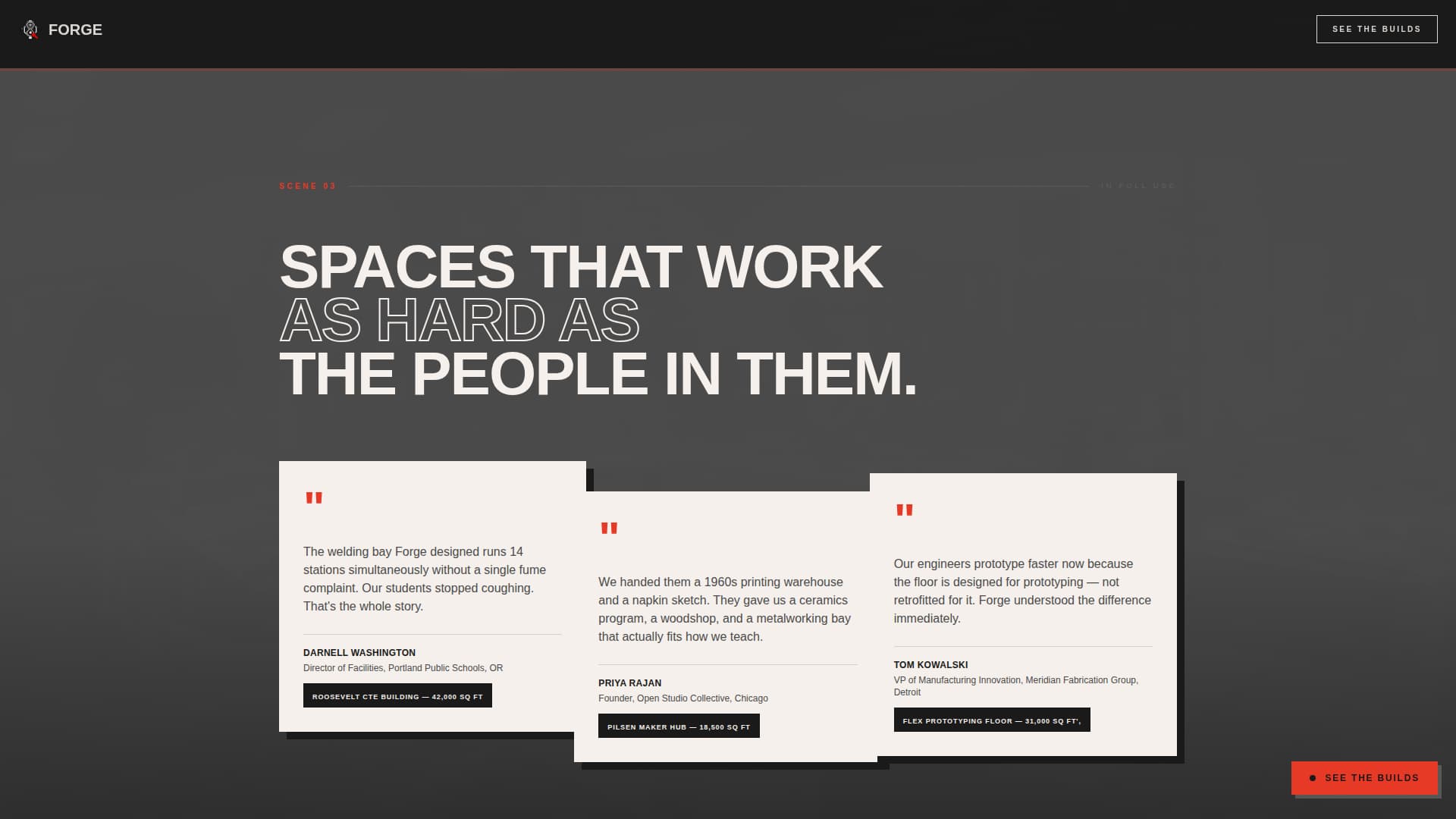 Industrial & Warehouse Design Portfolio & Case Study Website Template