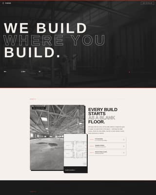 Industrial & Warehouse Design Portfolio & Case Study Website Template