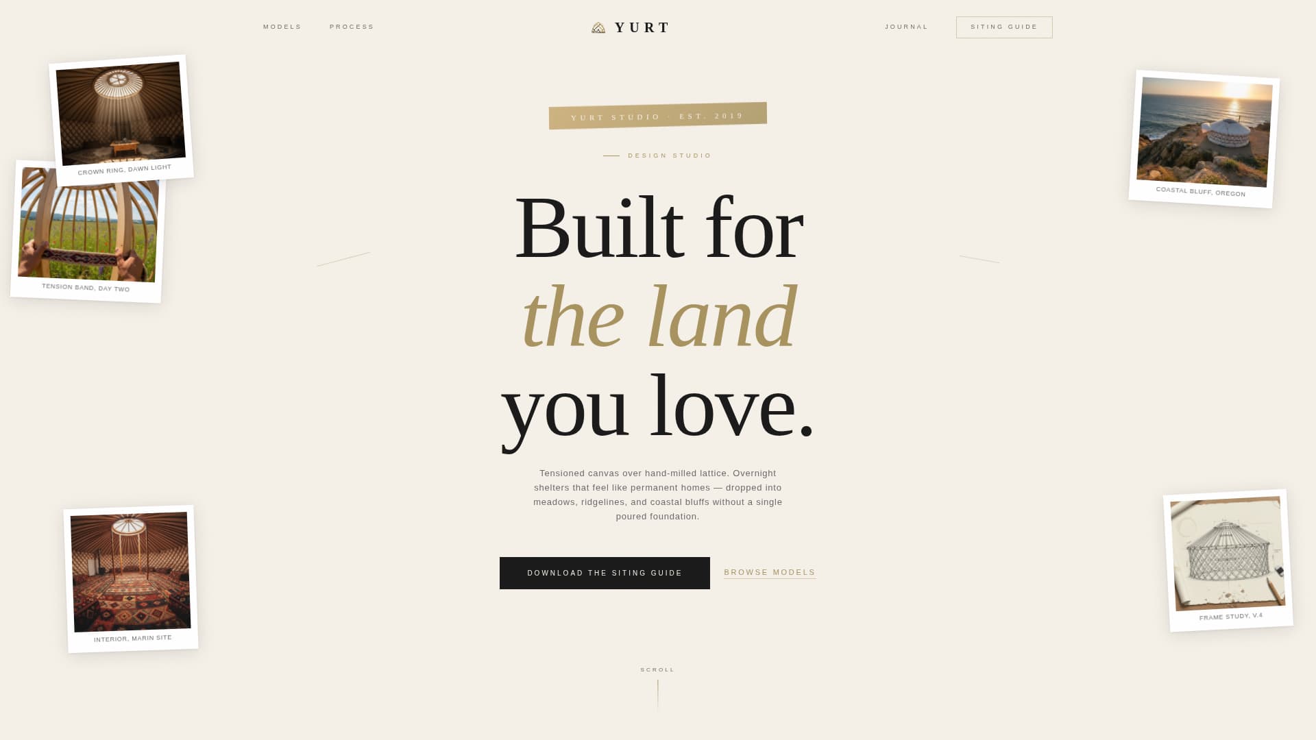 Tiny & Alternative Architecture Professional Website Template