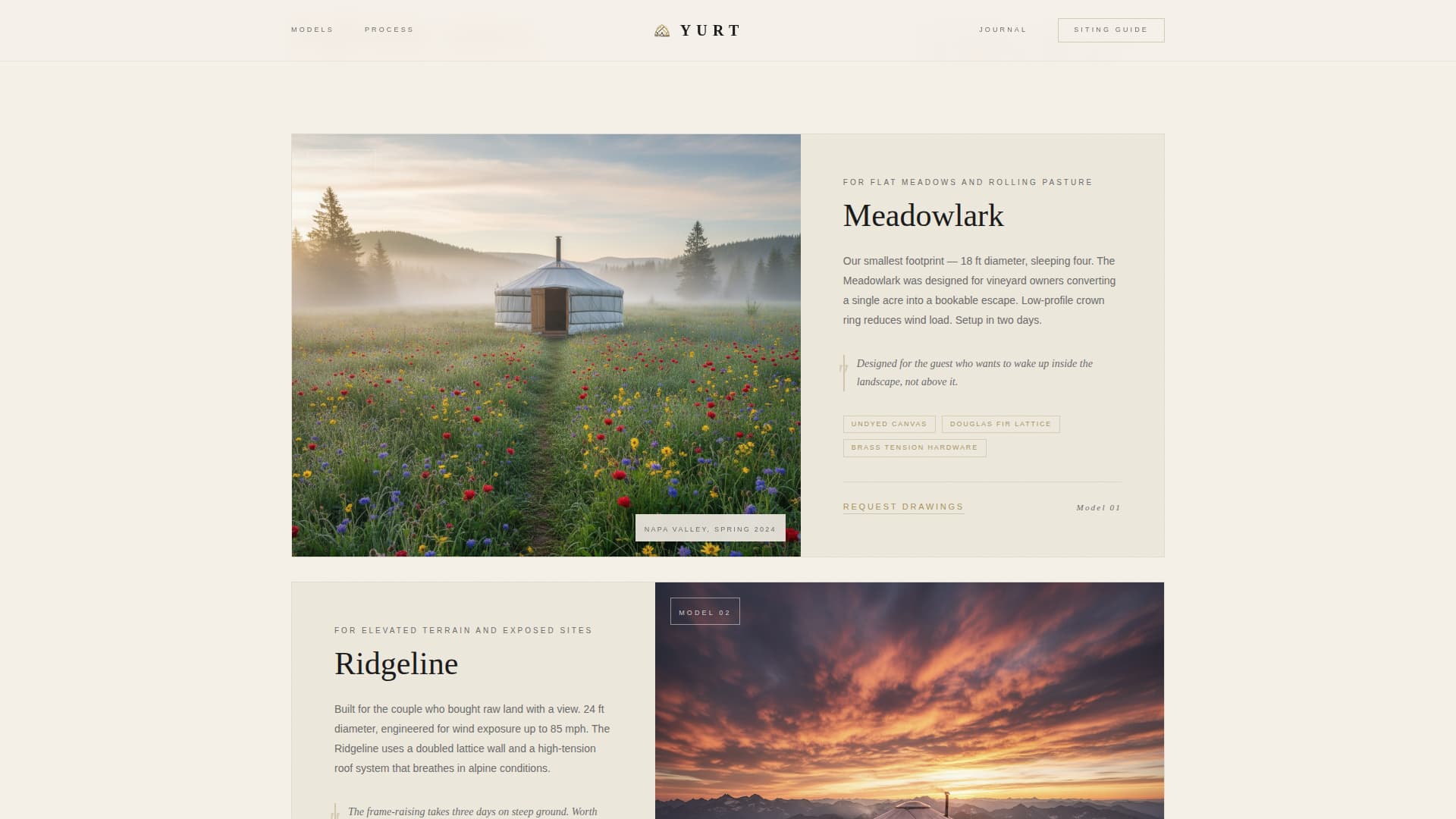 Tiny & Alternative Architecture Professional Website Template