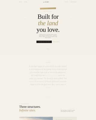 Tiny & Alternative Architecture Professional Website Template