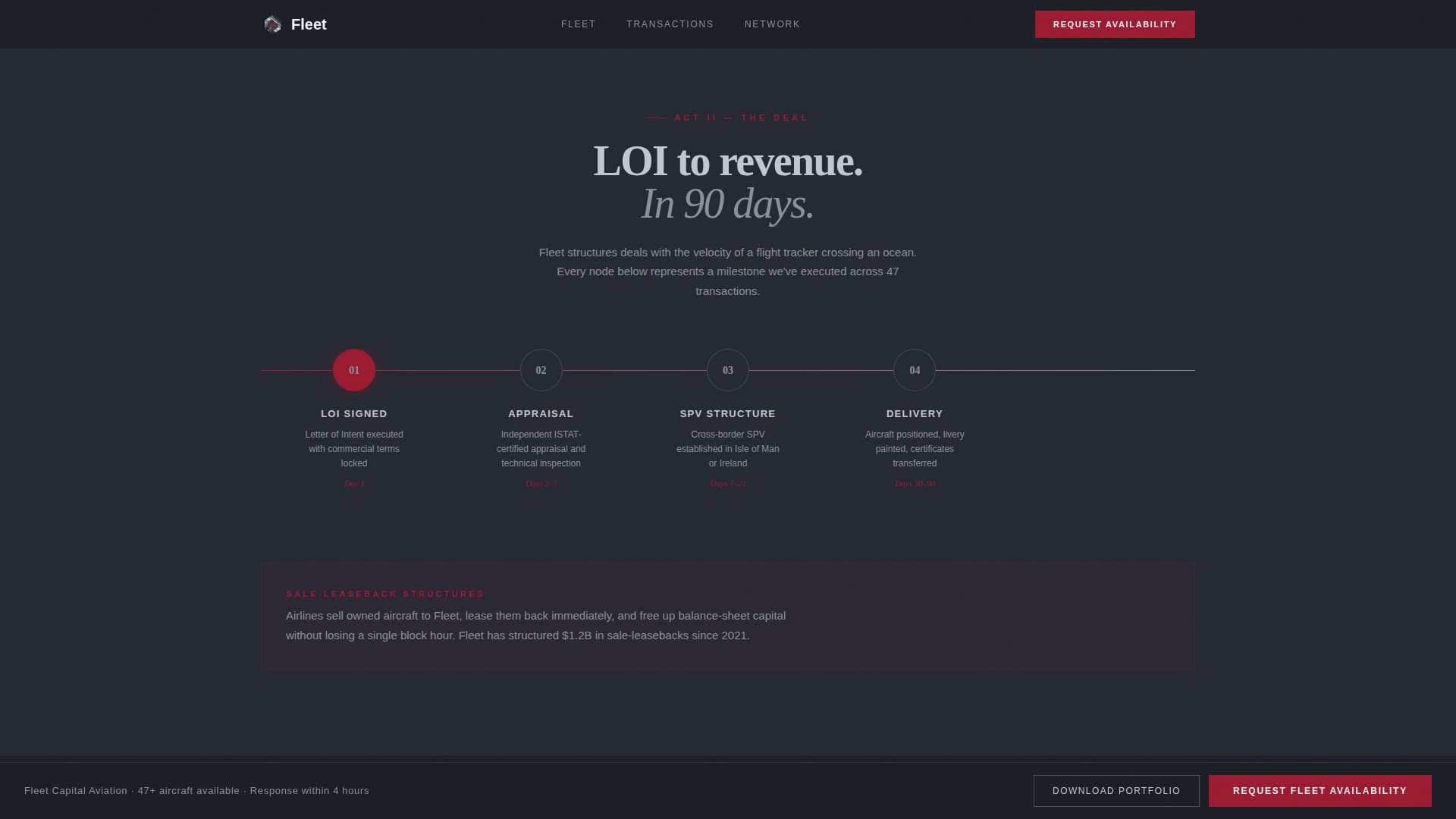 Aviation & Flight Portfolio Website Template