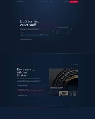 Torque — Authorized Audi Service Landing Page Template