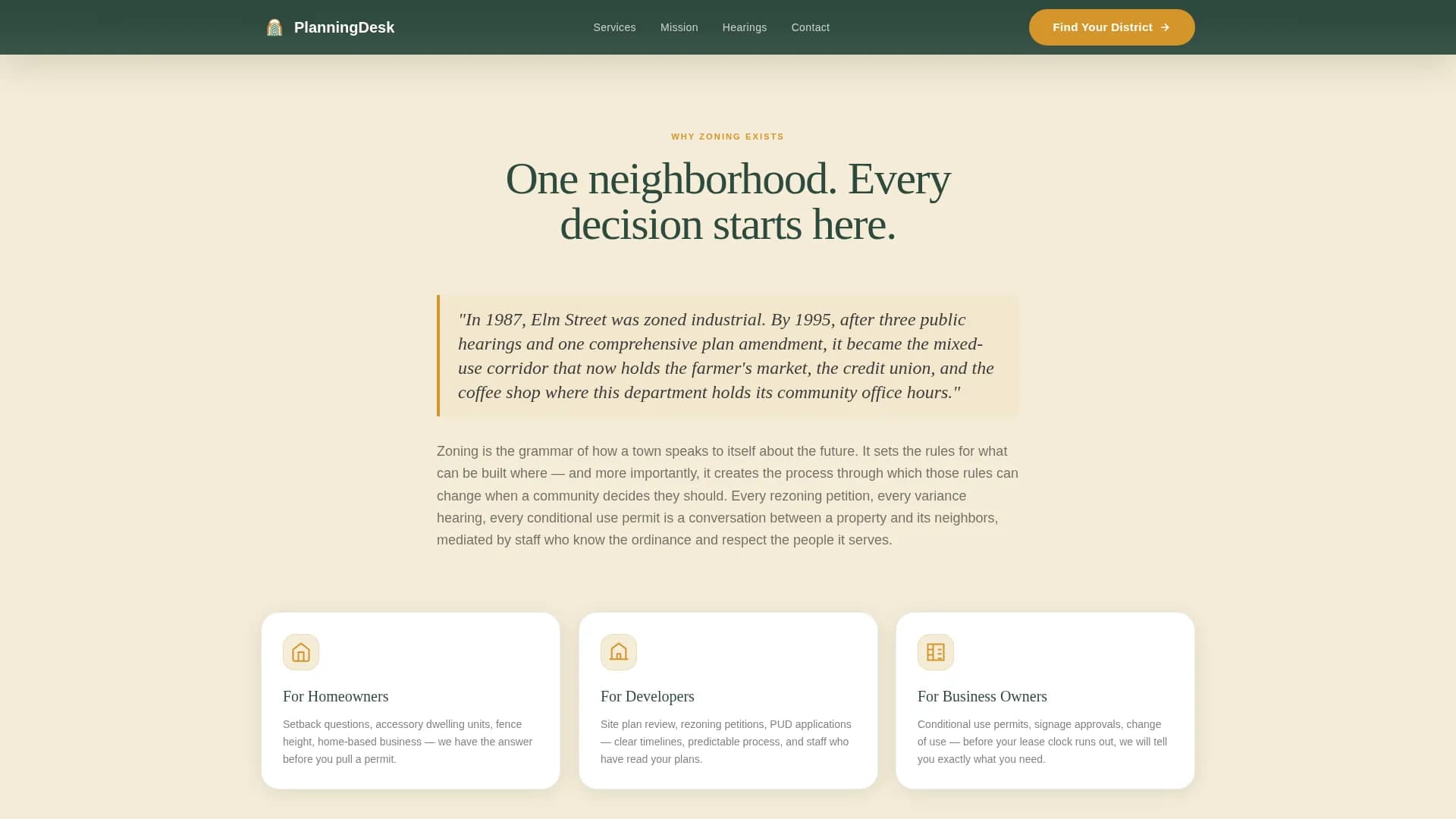 Local Regulatory & Licensing Professional Website Template