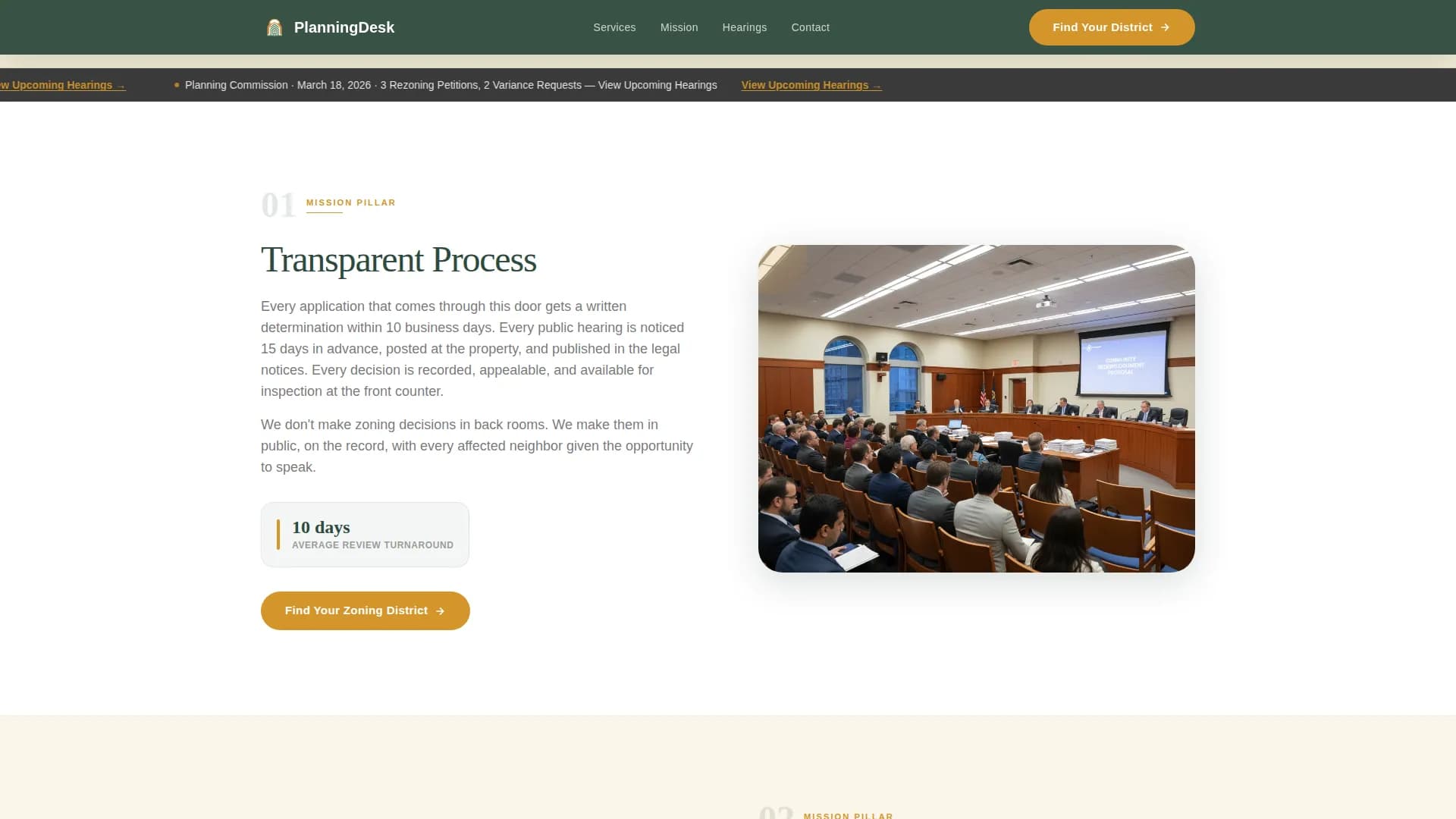 Local Regulatory & Licensing Professional Website Template