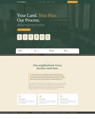 Local Regulatory & Licensing Professional Website Template