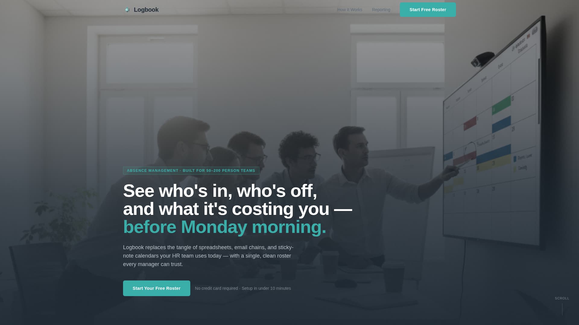 Time & Attendance Professional Website Template