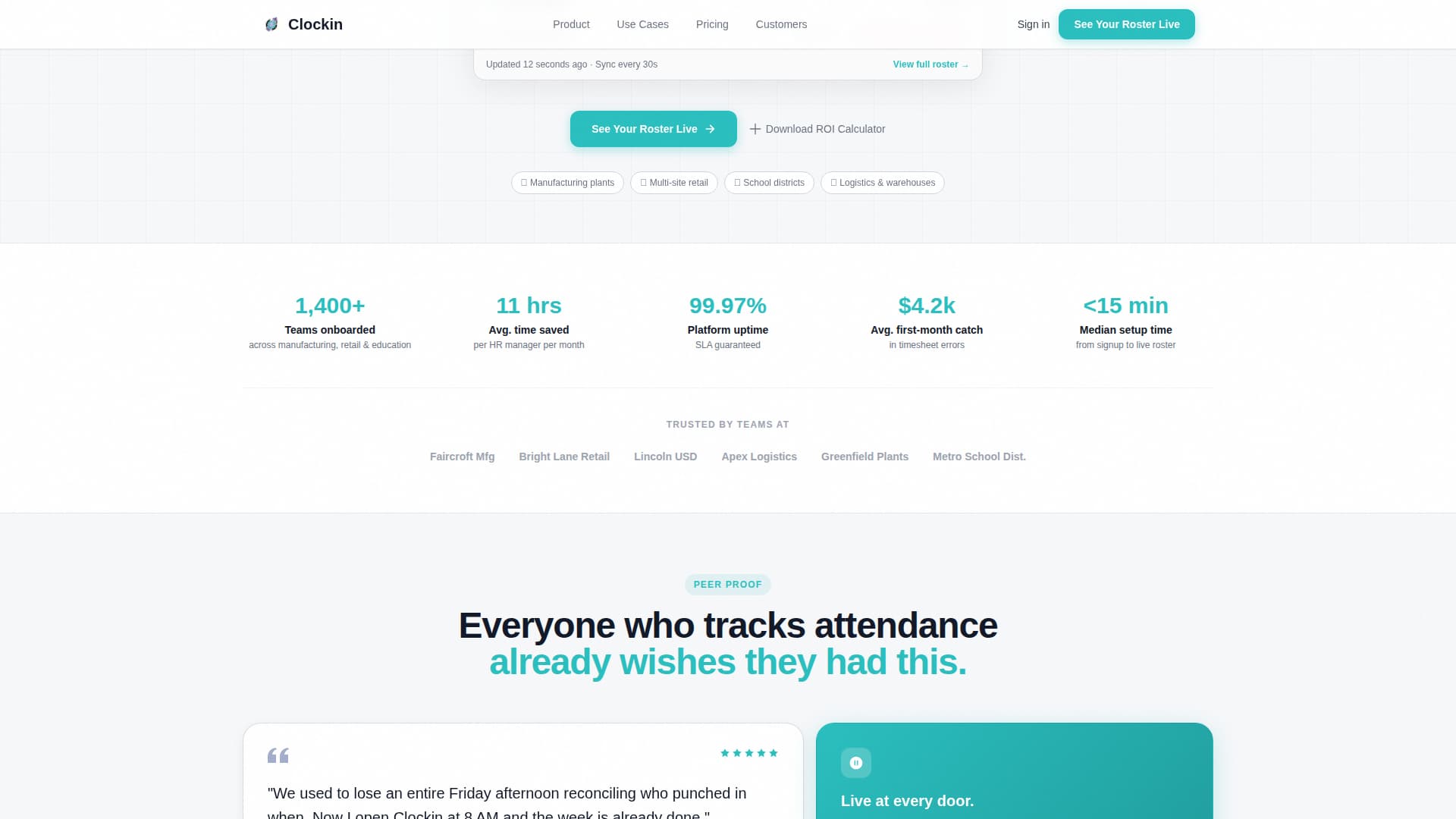 Time & Attendance Reviews Website Template
