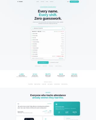 Time & Attendance Reviews Website Template
