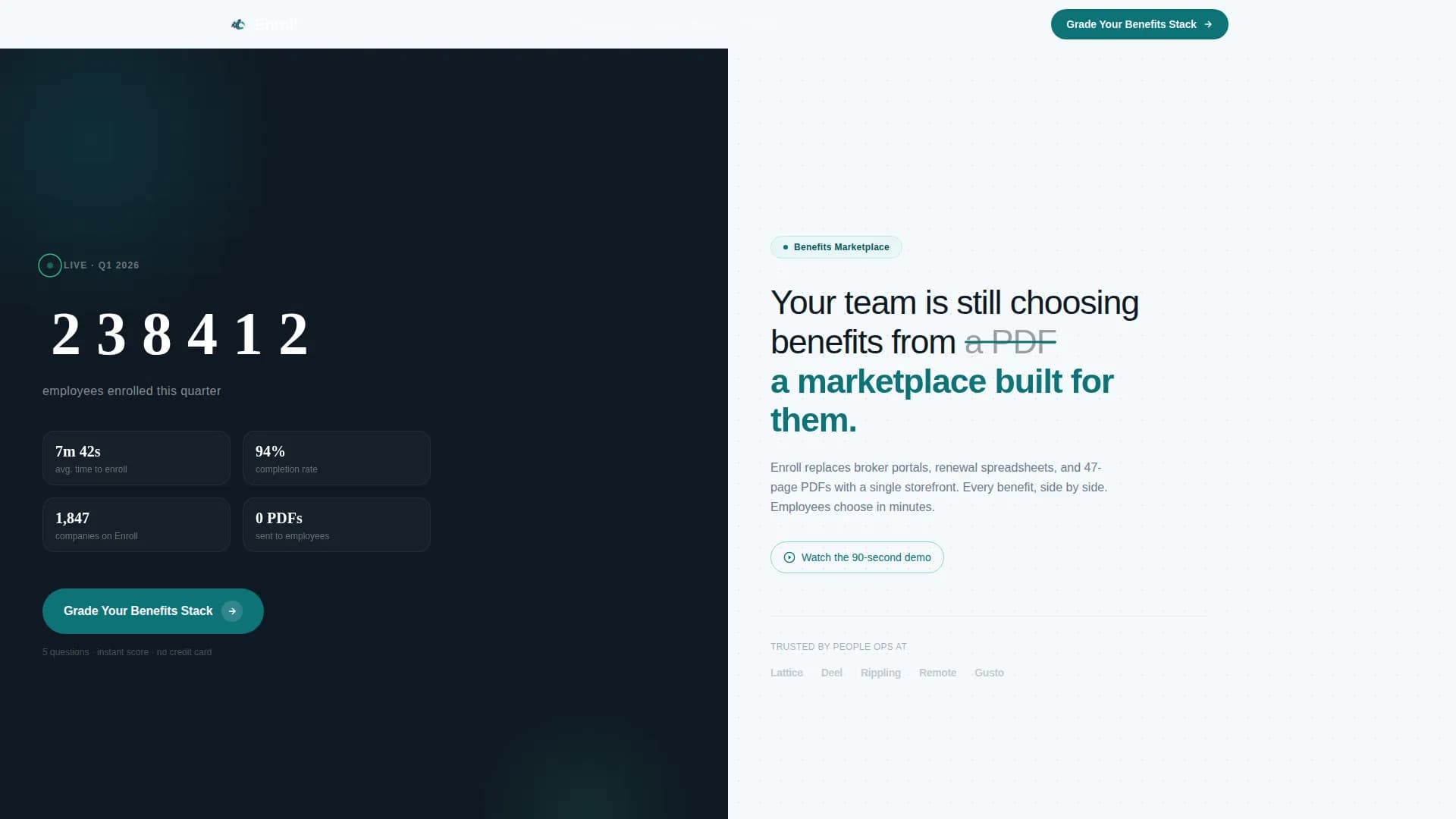 Payroll & Benefits Platform Portfolio Website Template