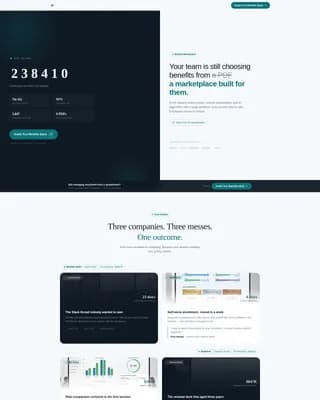 Payroll & Benefits Platform Portfolio Website Template