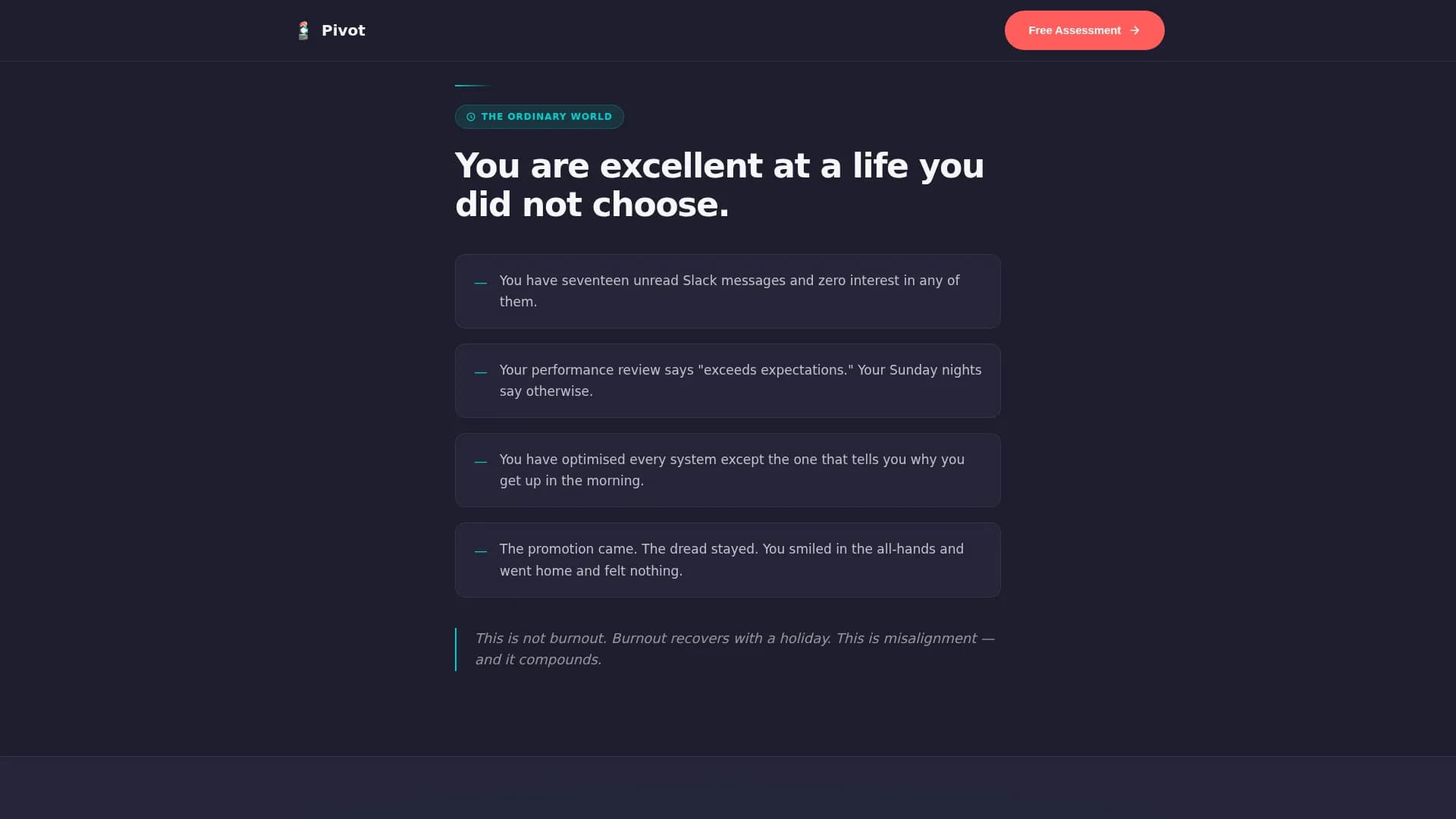 Outplacement & Career Transition Careers Website Template