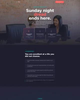 Outplacement & Career Transition Careers Website Template