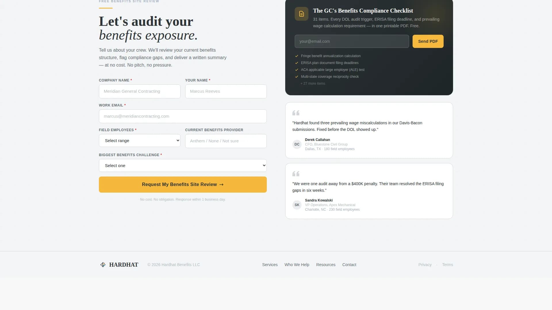 Recruitment & Hiring Specialist Professional Website Template