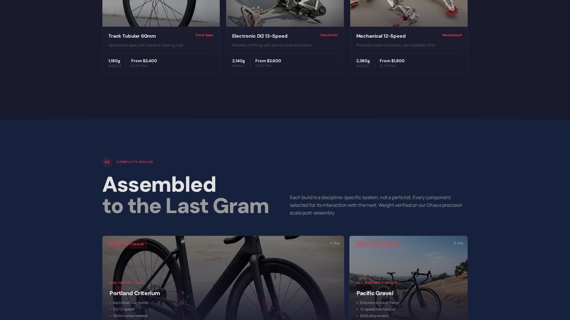 Cadence - Precision Bicycle Landing Page Template