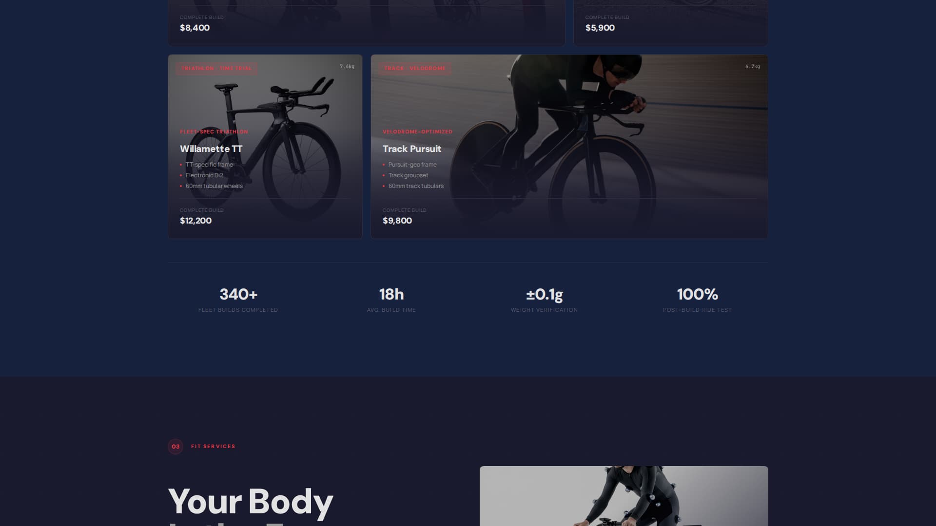 Cadence - Precision Bicycle Landing Page Template
