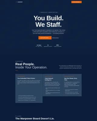 Recruitment & Hiring Specialist Booking Website Template