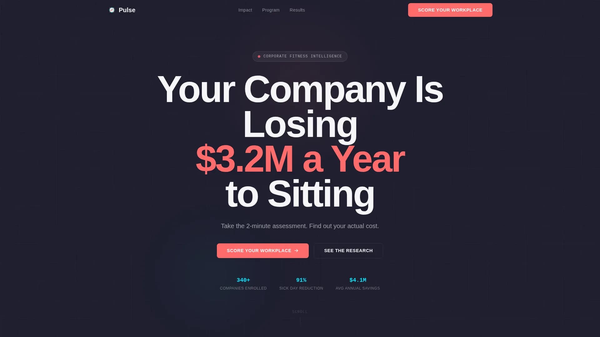 Employee Wellness & Benefits Booking Website Template