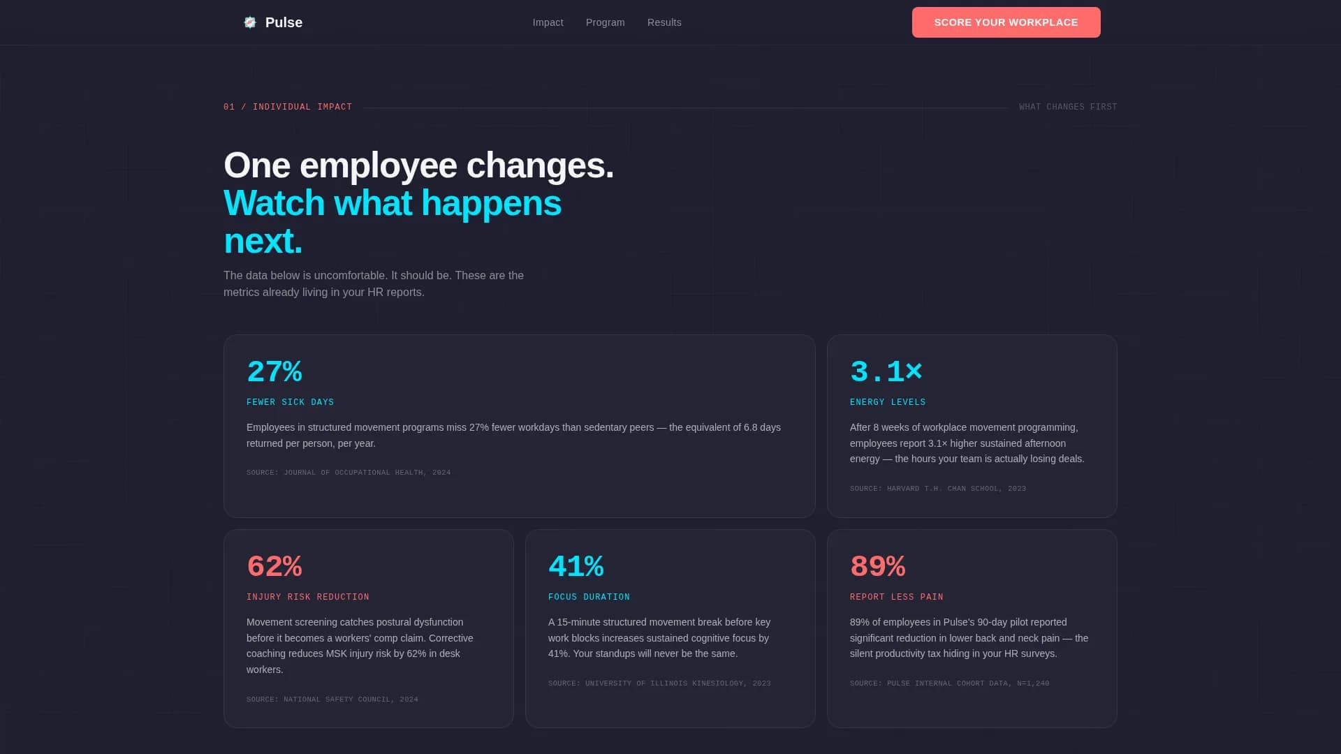 Employee Wellness & Benefits Booking Website Template