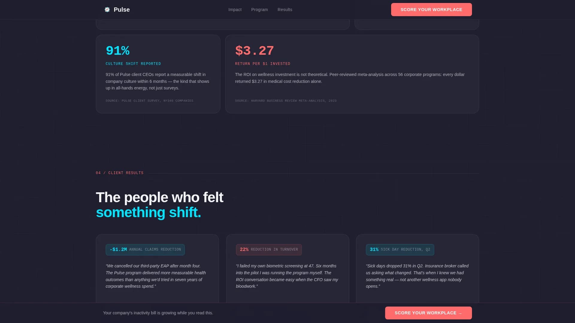 Employee Wellness & Benefits Booking Website Template