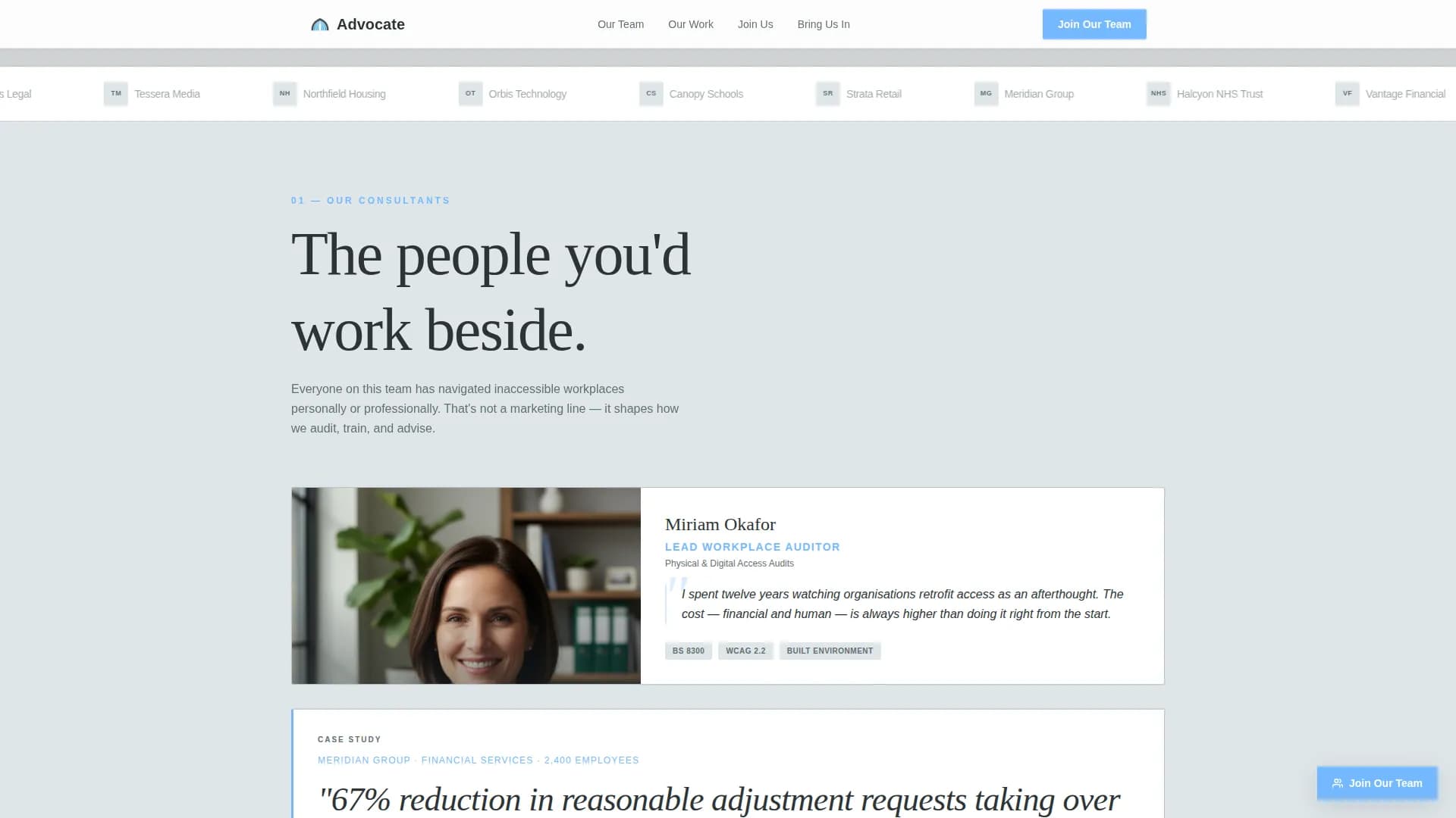 DEI & Inclusion Specialist Professional Website Template