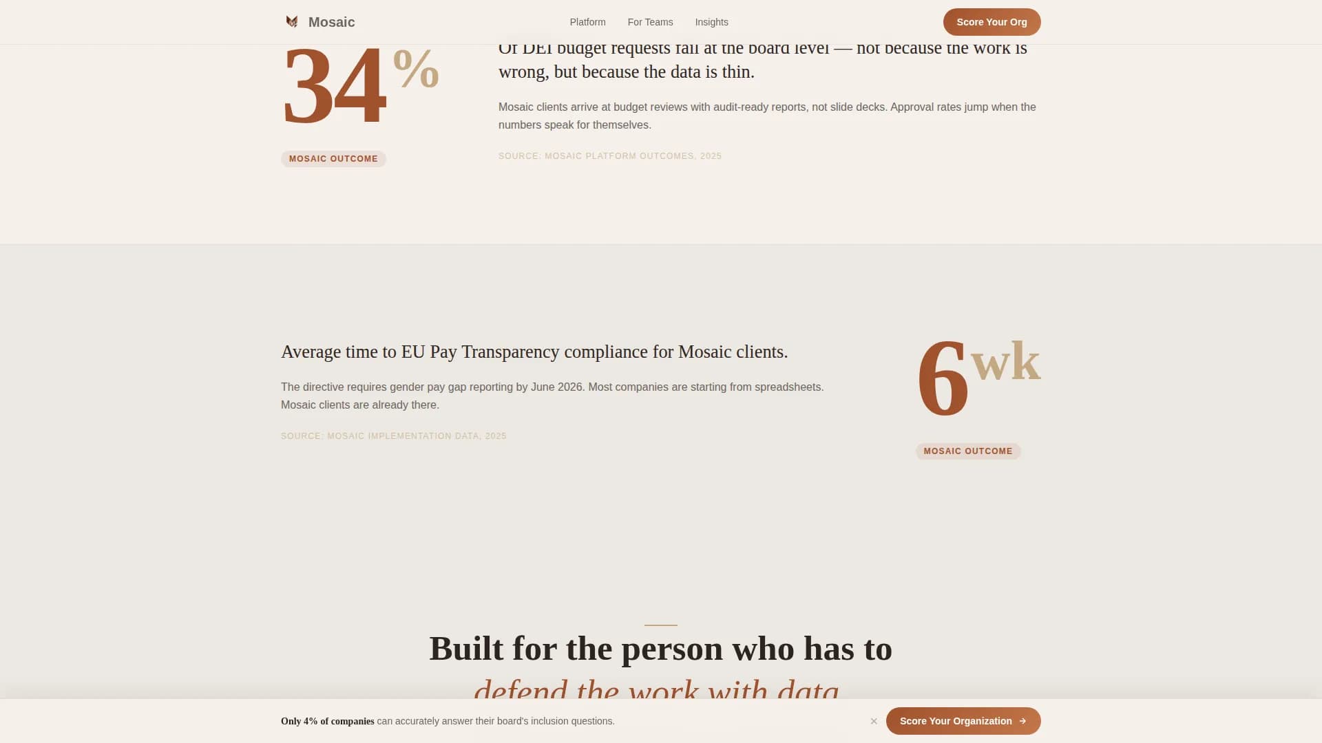 DEI & Inclusion Professional Website Template