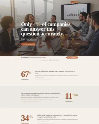 DEI & Inclusion Professional Website Template