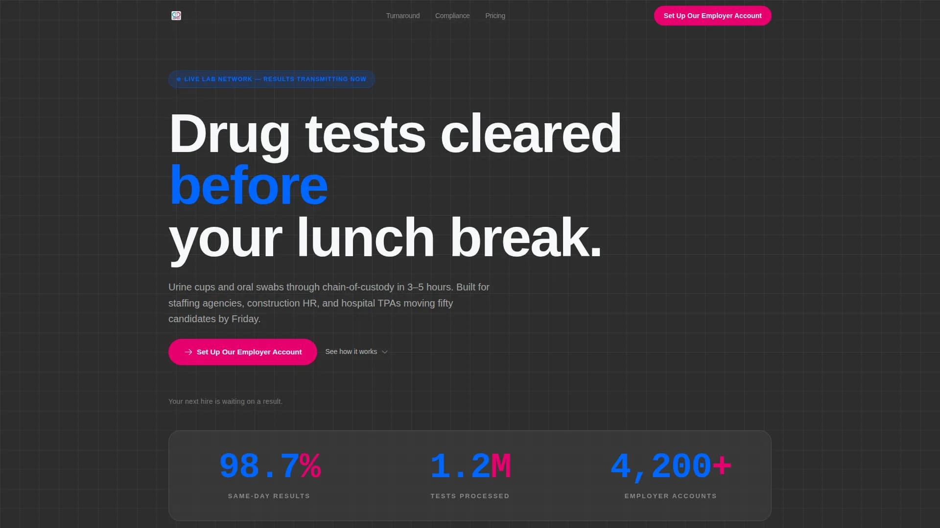 Background Check & Screening Privacy Policy Website Template