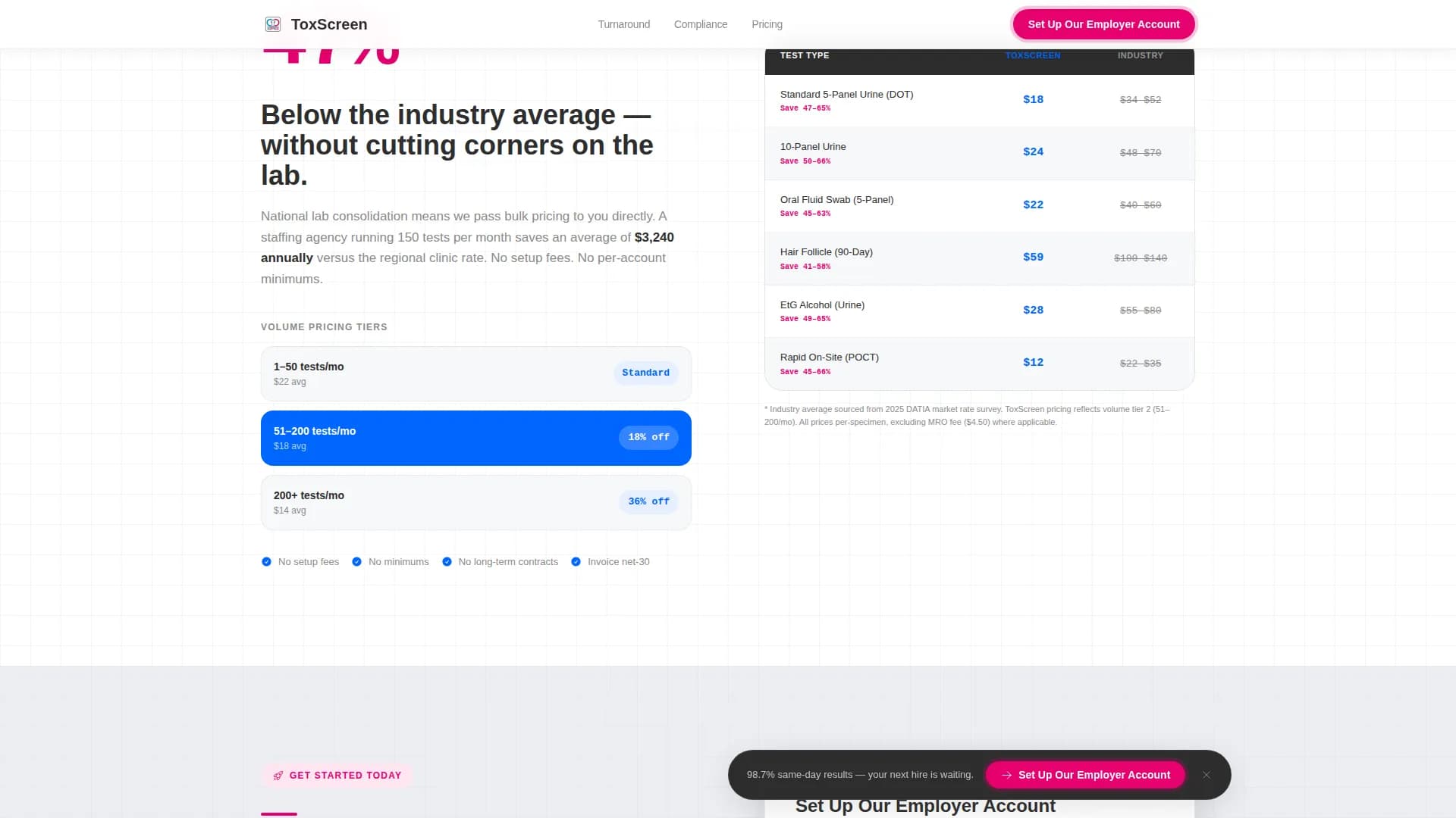 Background Check & Screening Privacy Policy Website Template