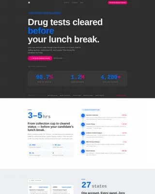 Background Check & Screening Privacy Policy Website Template