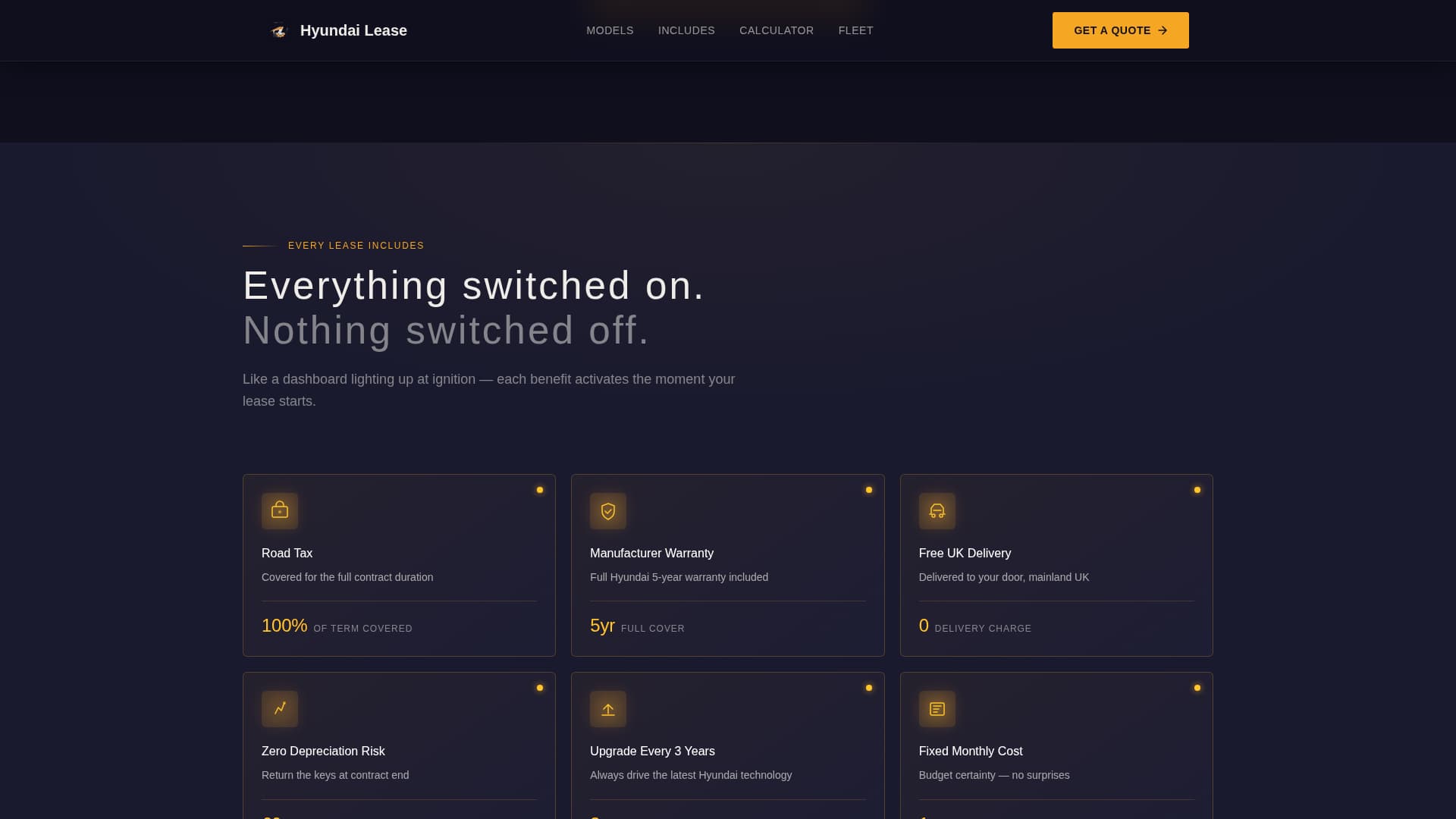 Hyundai - Premium Leasing Landing Page Template