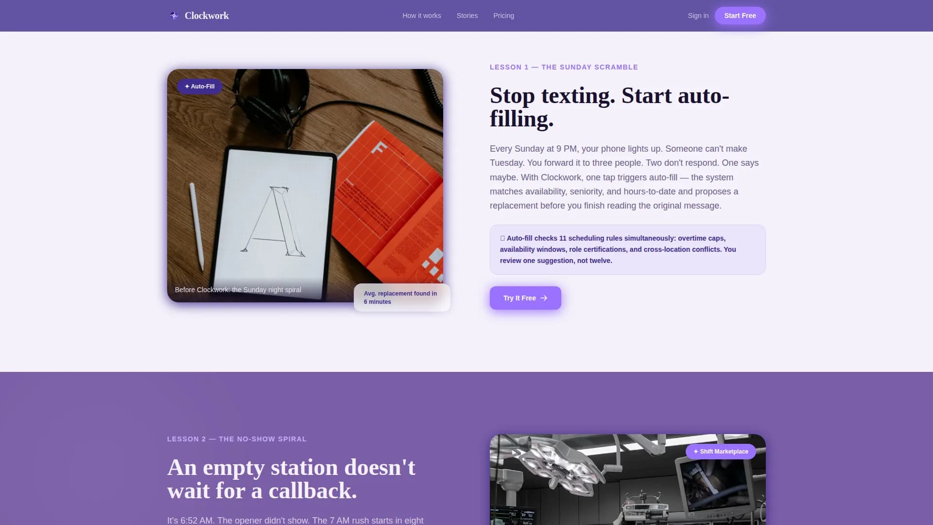 Time & Attendance Reviews Website Template