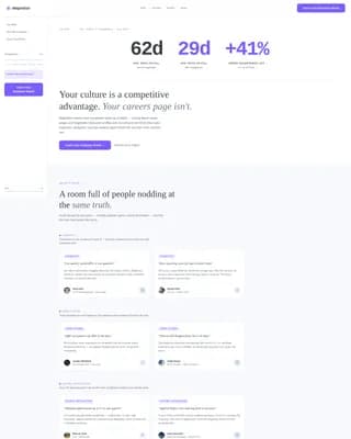 Employer Branding & Career Page Reviews Website Template