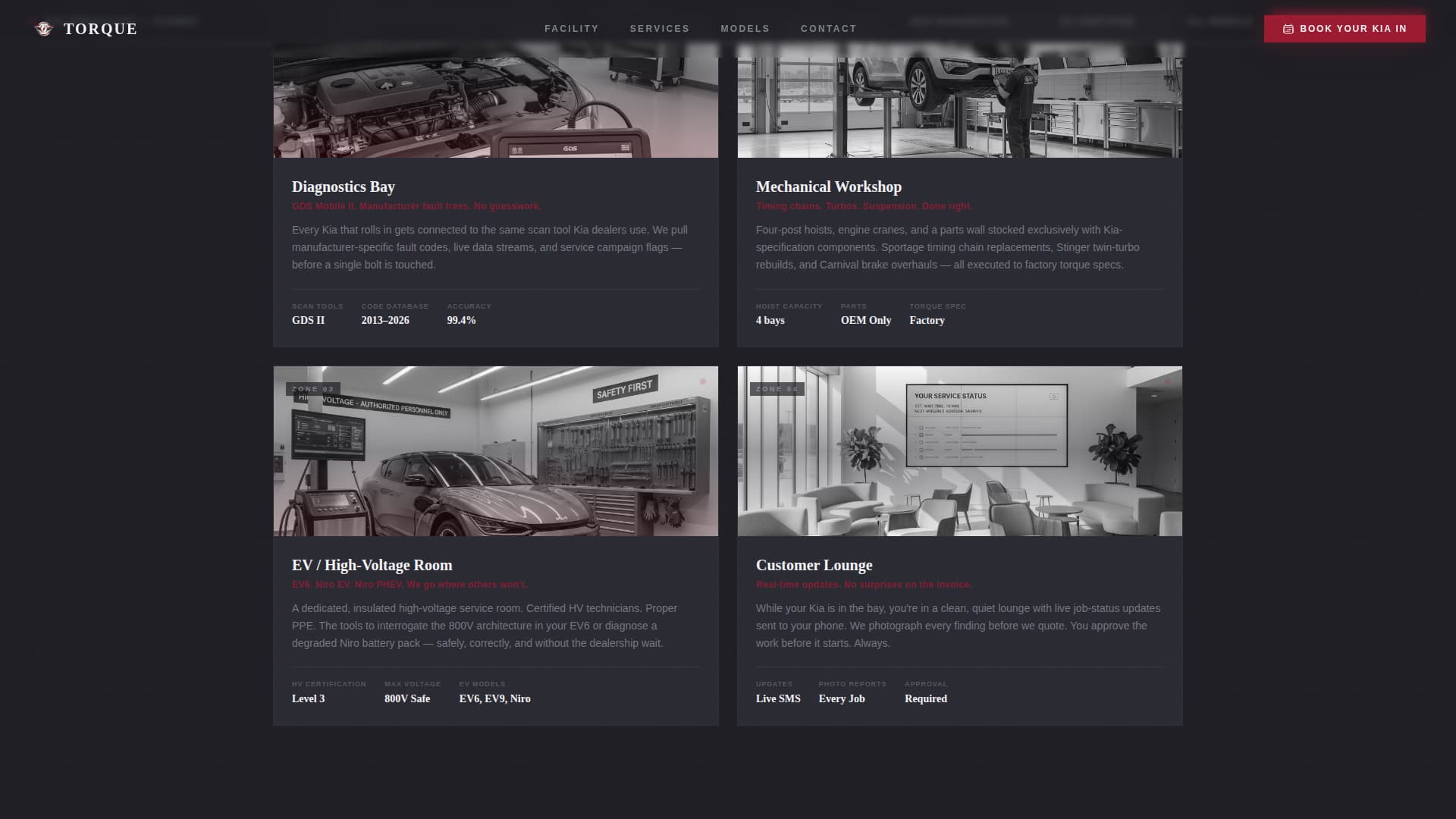Torque — Certified Kia Dealer Landing Page Template