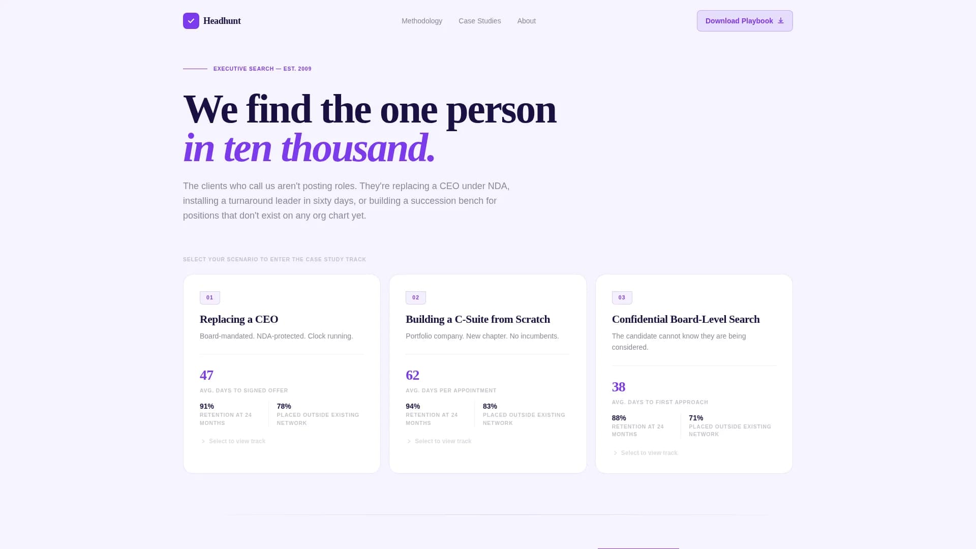Recruiting & Staffing Agency Portfolio Website Template