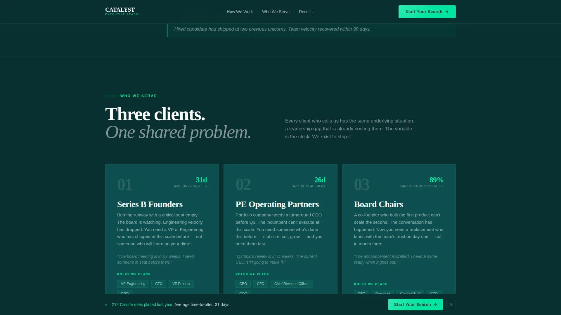 Recruiting & Staffing Agency Specialist Professional Website Template