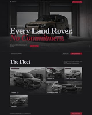 Terrain - Raw Automotive Landing Page Template