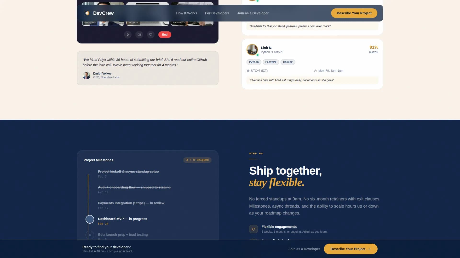 Freelance & Gig Marketplace Careers Website Template