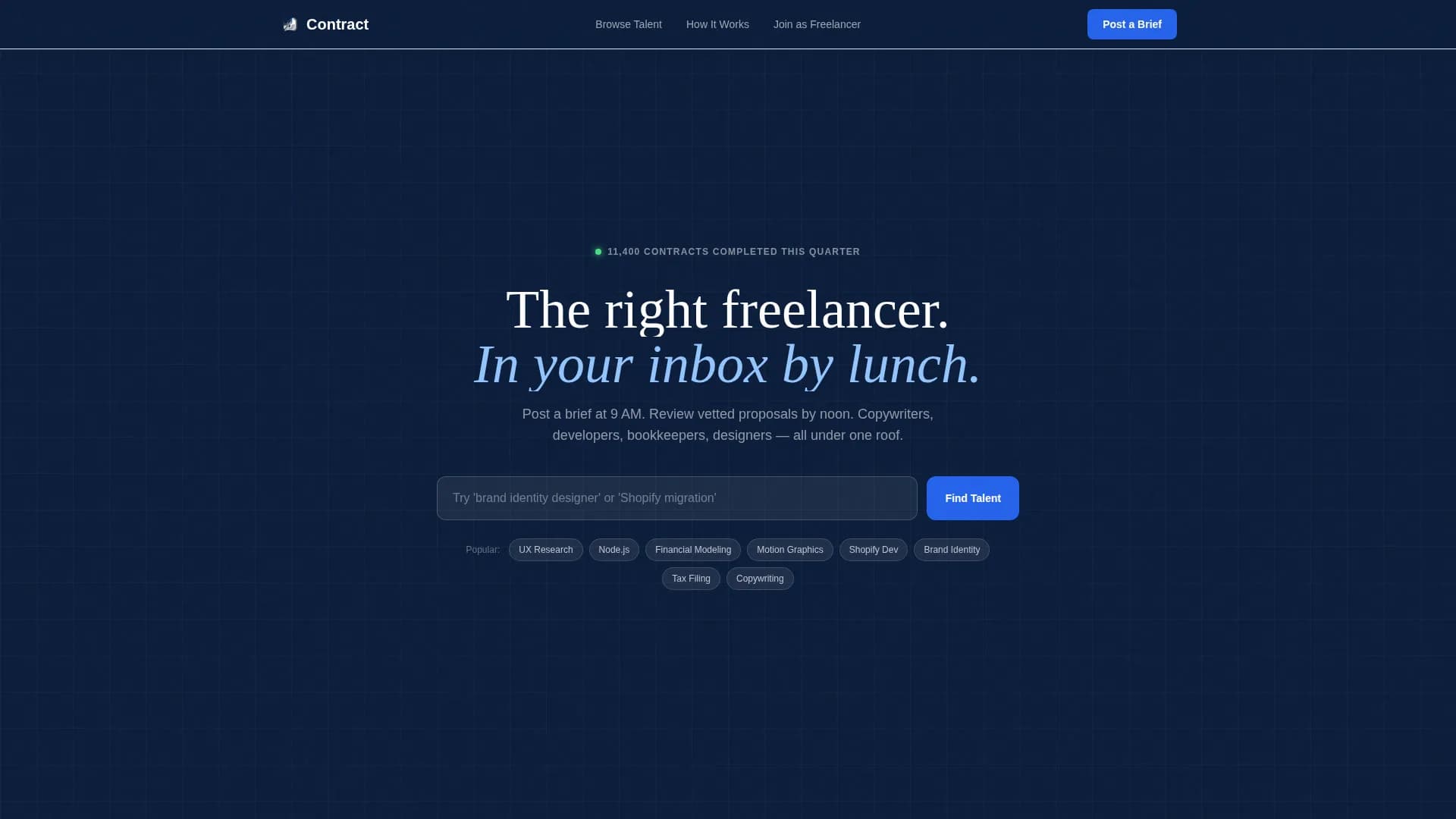 Freelance & Gig Marketplace Reviews Website Template