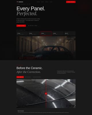 Car Dealership Booking Website Template