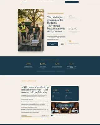 Connect — Vibrant Workplace Culture Landing Page Template