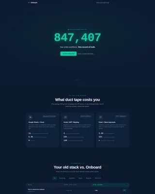 HR Software & Platform Booking Website Template