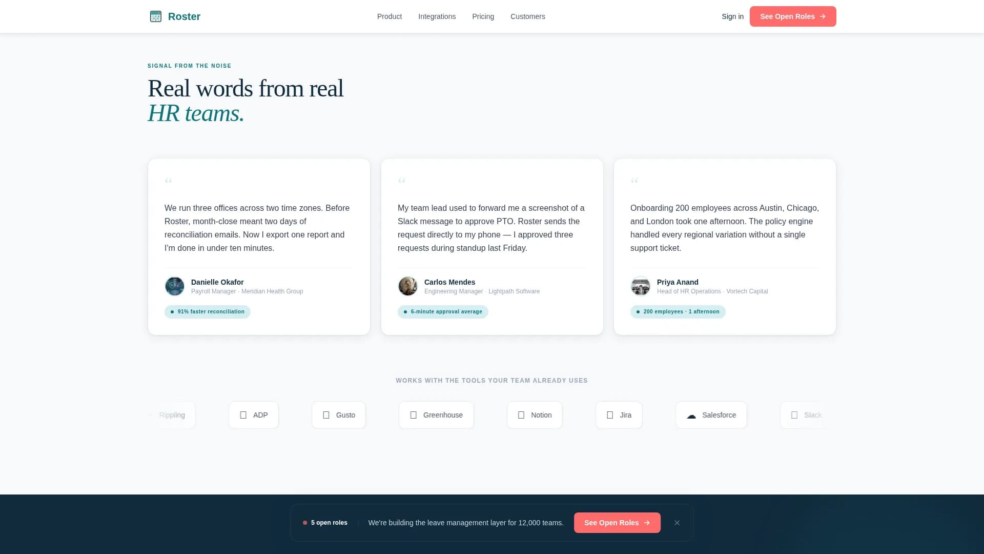 Time & Attendance Directory Website Template