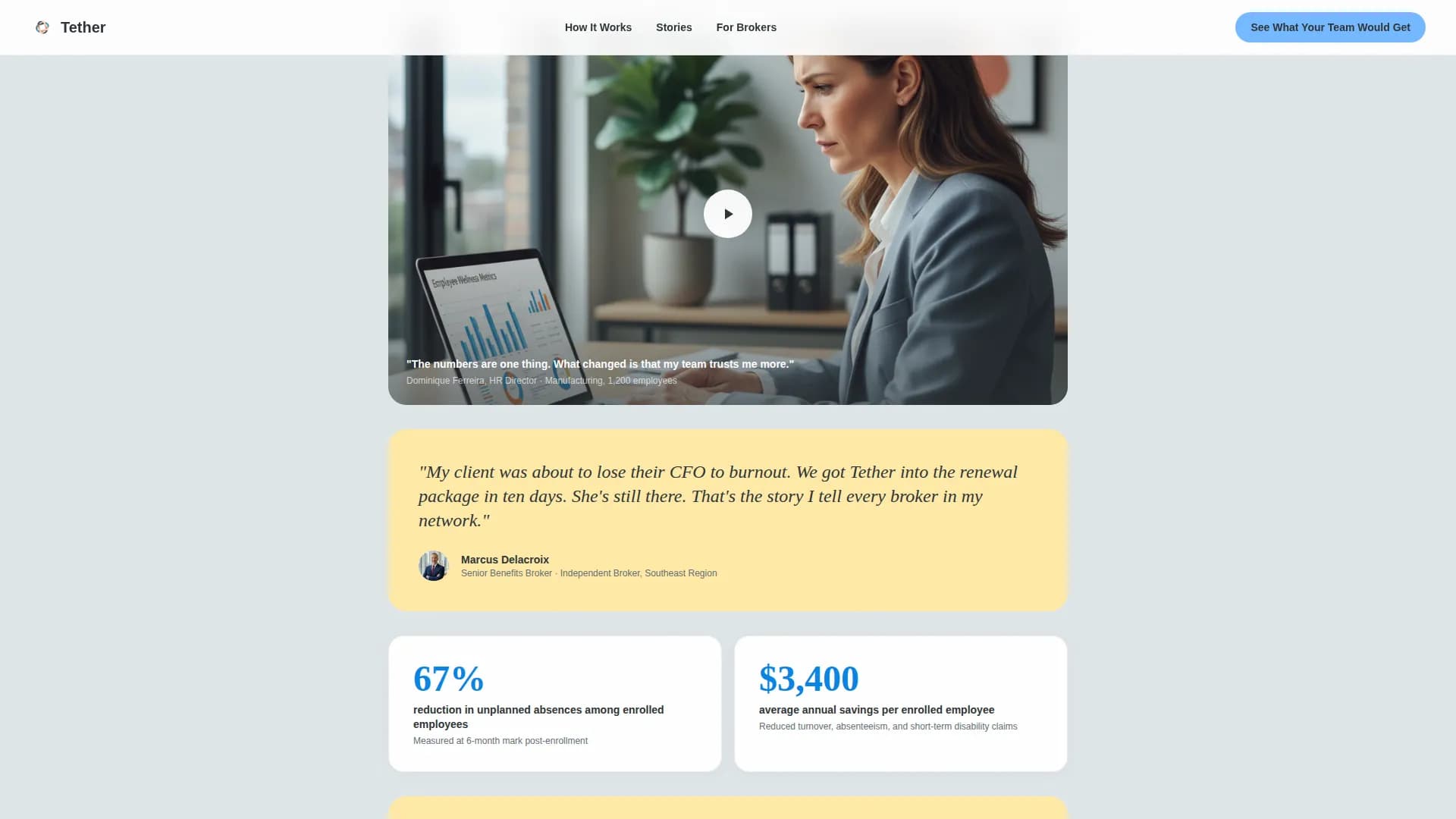 Employee Wellness & Benefits Reviews Website Template