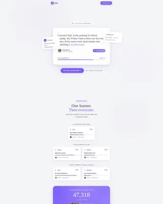 Learning & Development Platform Reviews Website Template