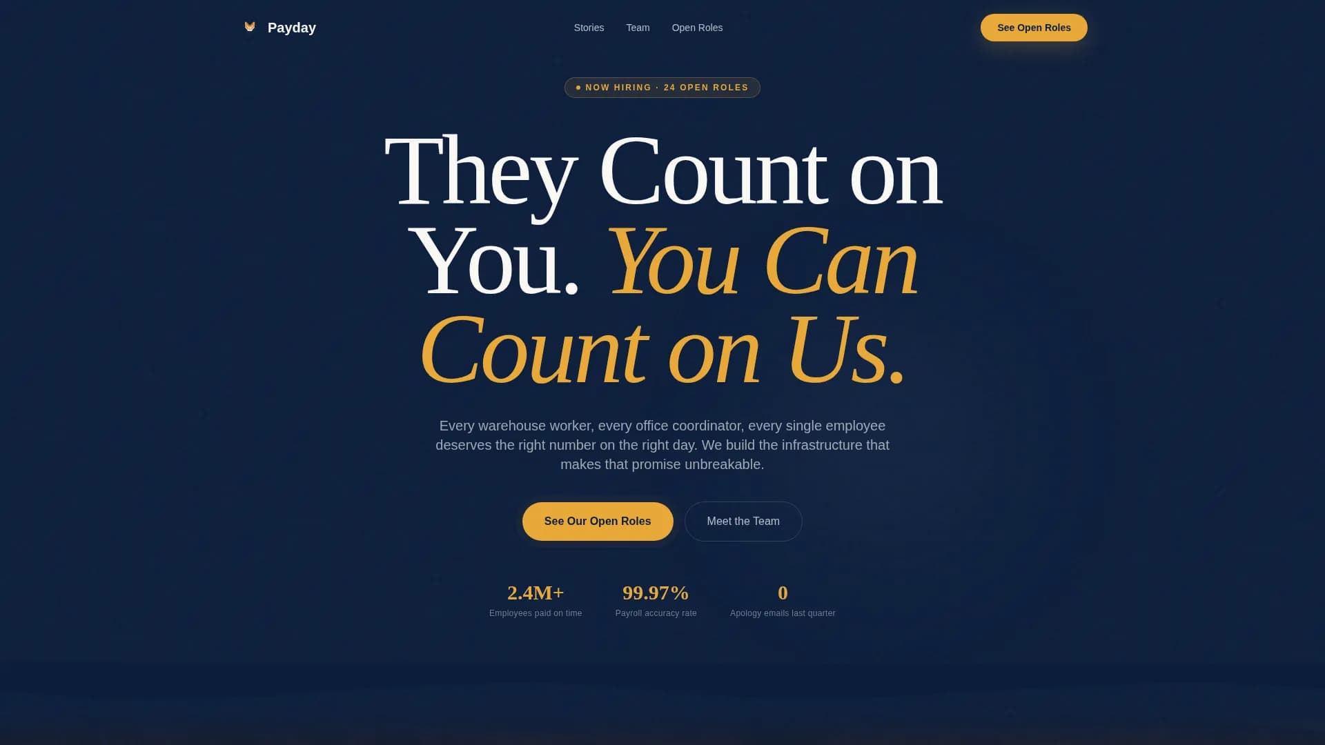 Payroll & Benefits Platform Specialist Portfolio Website Template