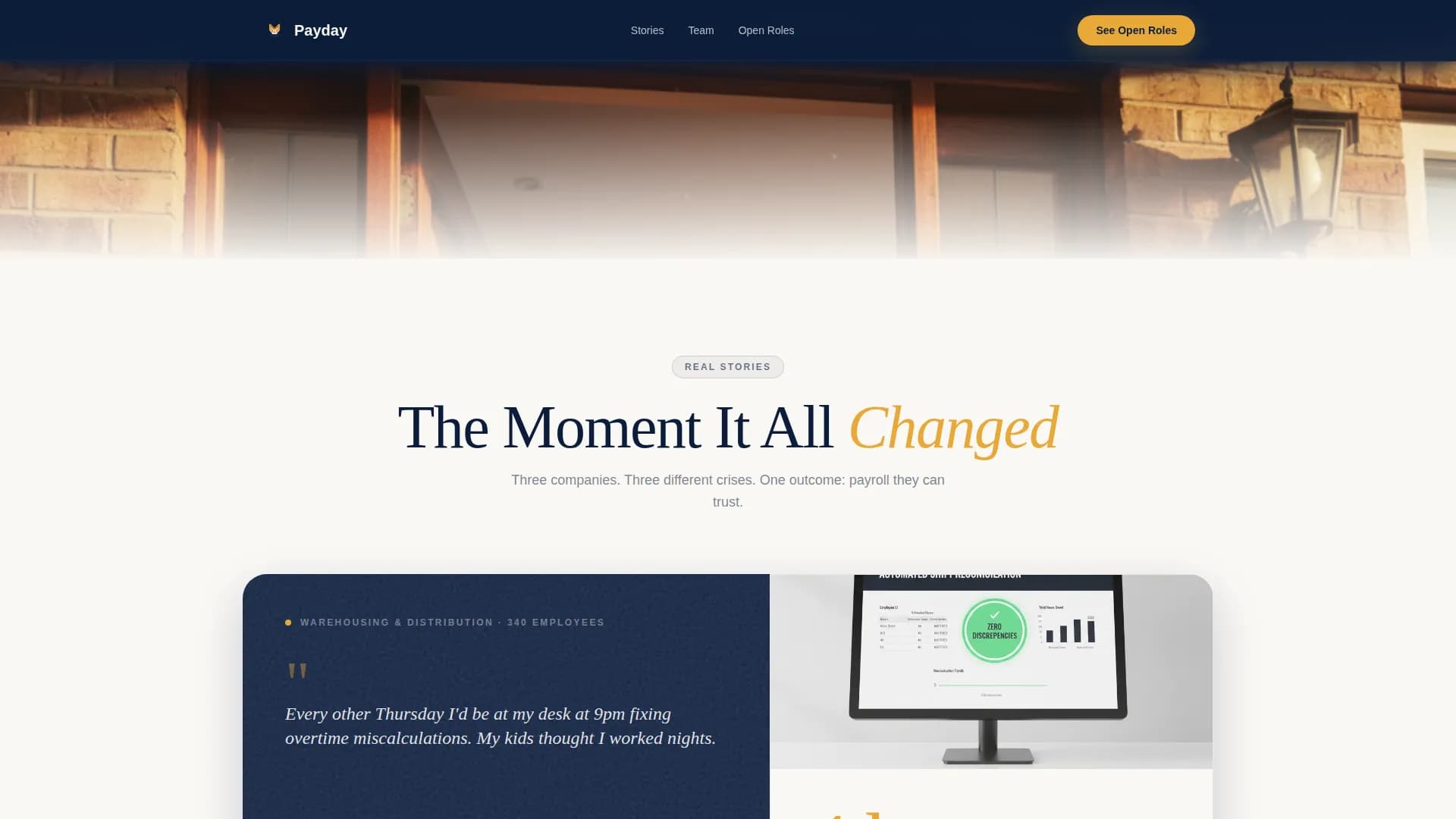 Payroll & Benefits Platform Specialist Portfolio Website Template