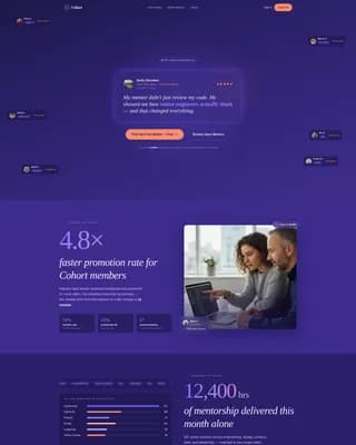Learning & Development Platform Careers Website Template