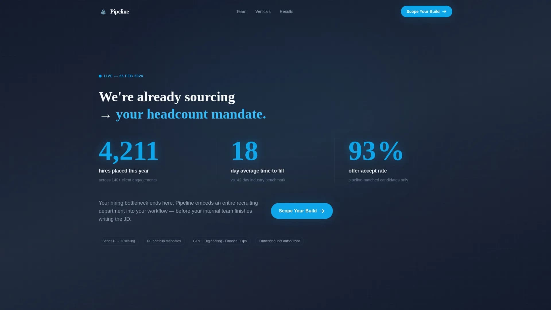 Recruiting & Staffing Agency Appointment Booking Website Template