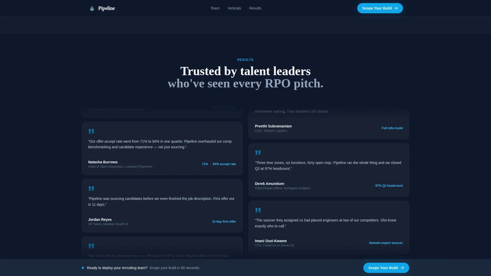 Recruiting & Staffing Agency Appointment Booking Website Template